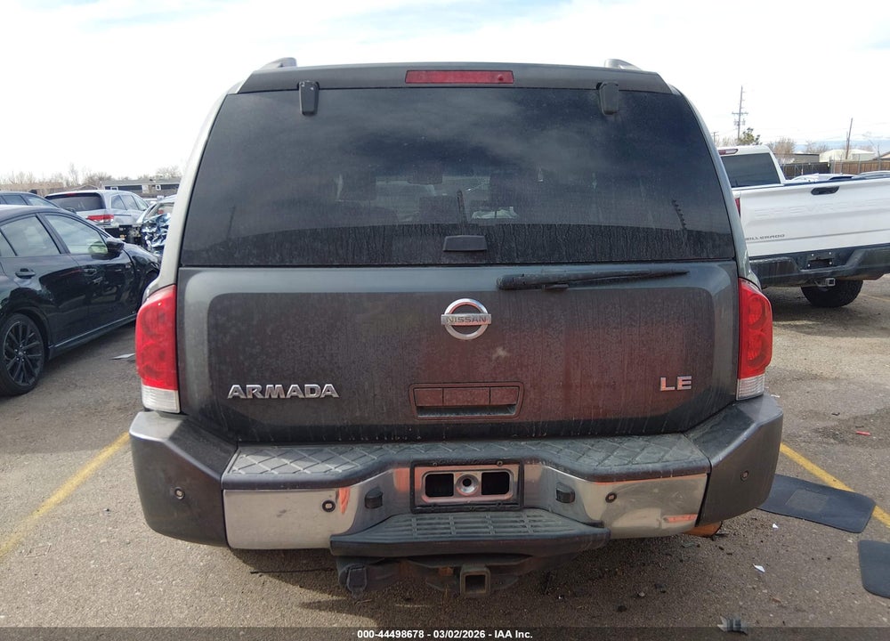 2007 NISSAN ARMADA LE VIN: 5N1AA08A17N702495