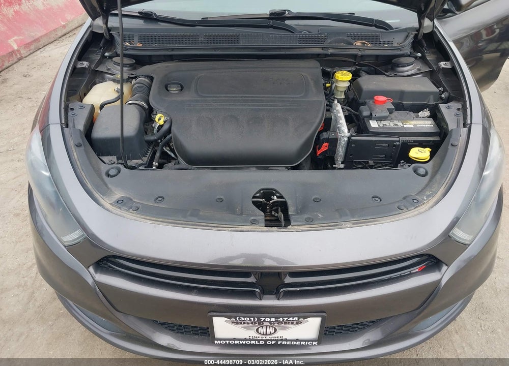 2016 DODGE DART SXT VIN: 1C3CDFBA9GD605295