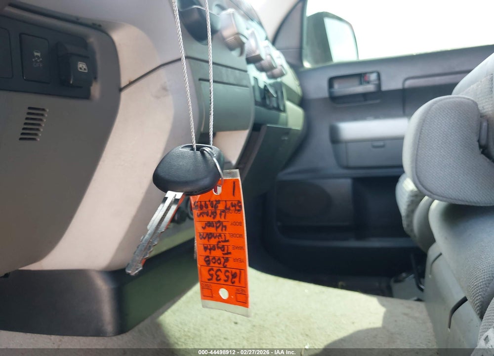 2008 TOYOTA TUNDRA BASE 5.7L V8 VIN: 5TFEV54188X035539