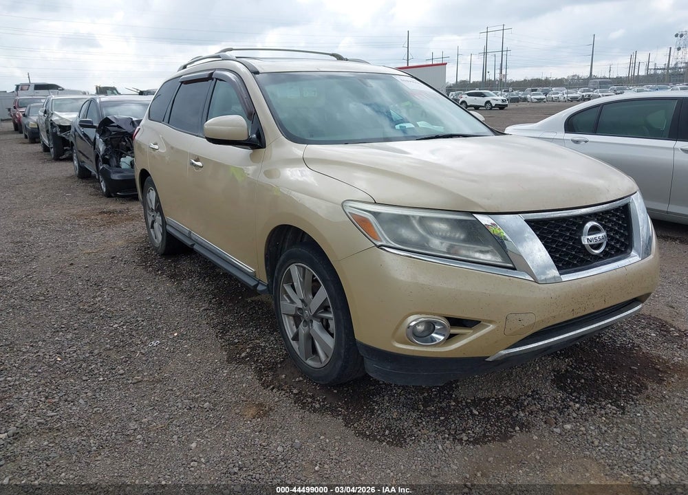 2013 NISSAN PATHFINDER PLATINUM VIN: 5N1AR2MN1DC655523