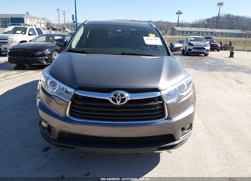 2016 TOYOTA HIGHLANDER XLE V6 VIN: 5TDJKRFH0GS501798
