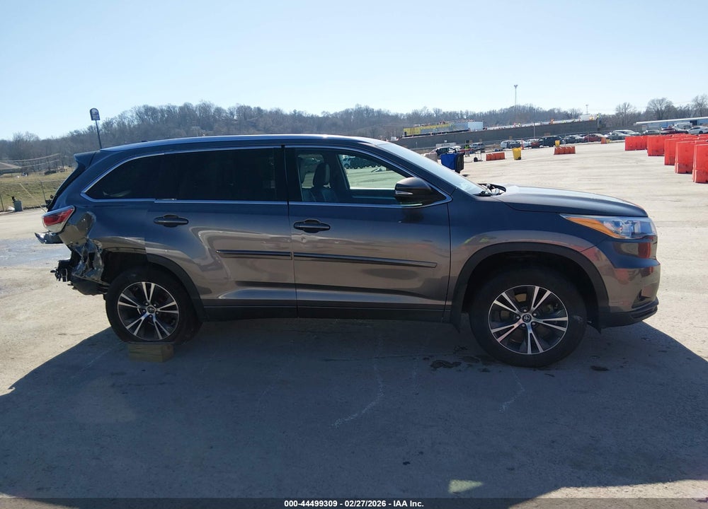 2016 TOYOTA HIGHLANDER XLE V6 VIN: 5TDJKRFH0GS501798