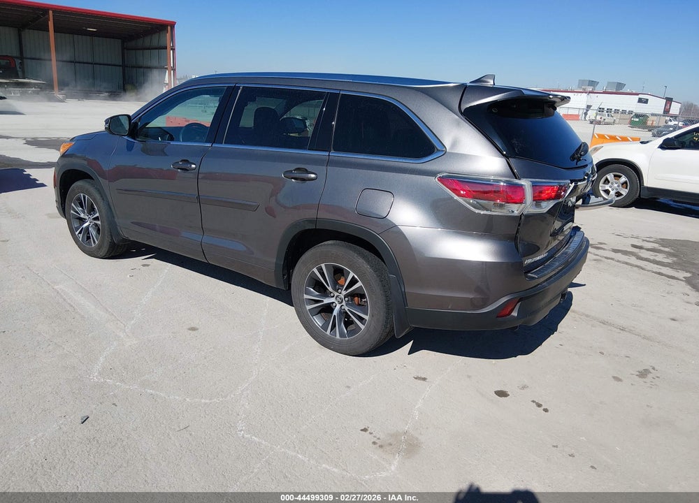 2016 TOYOTA HIGHLANDER XLE V6 VIN: 5TDJKRFH0GS501798