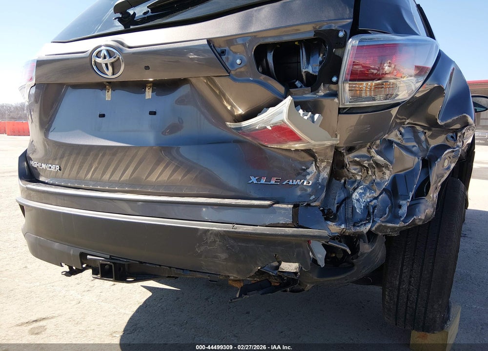 2016 TOYOTA HIGHLANDER XLE V6 VIN: 5TDJKRFH0GS501798