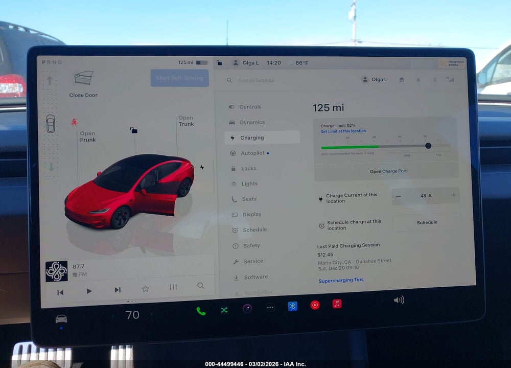 2024 TESLA MODEL 3 PERFORMANCE ALL-WHEEL DRIVE VIN: 5YJ3E1ET0RF880882