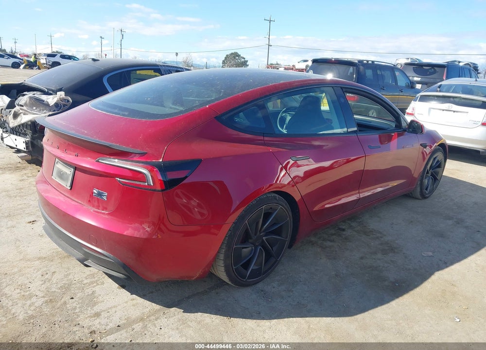 2024 TESLA MODEL 3 PERFORMANCE ALL-WHEEL DRIVE VIN: 5YJ3E1ET0RF880882