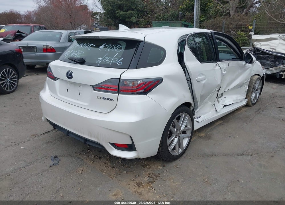 2015 LEXUS CT 200H VIN: JTHKD5BH8F2247680