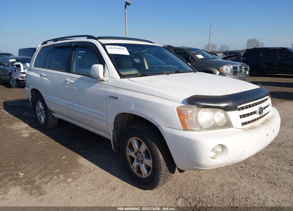 2003 TOYOTA HIGHLANDER LIMITED V6 VIN: JTEHF21A130140143
