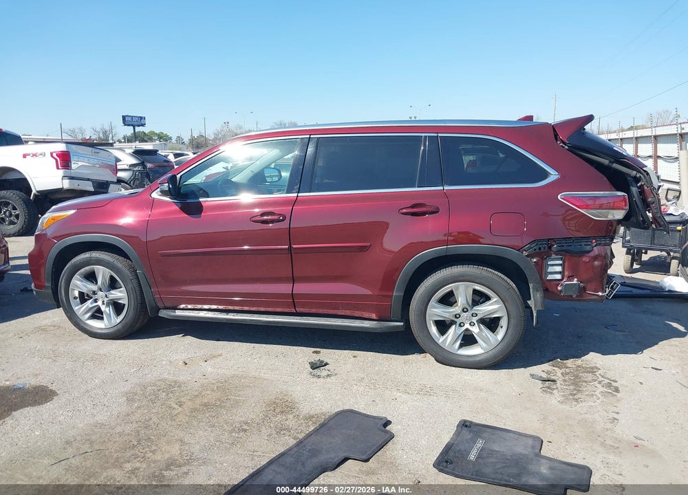 2015 TOYOTA HIGHLANDER LIMITED V6 VIN: 5TDYKRFH5FS085535