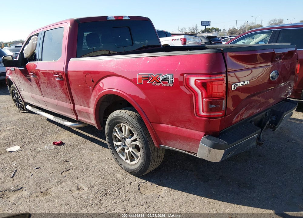 2017 FORD F-150 LARIAT VIN: 1FTFW1EG1HKE11038
