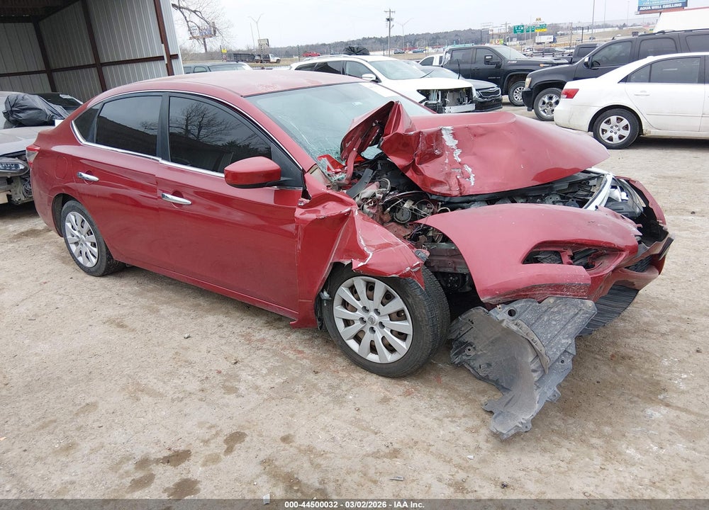 2014 NISSAN SENTRA SV VIN: 3N1AB7AP9EY253806