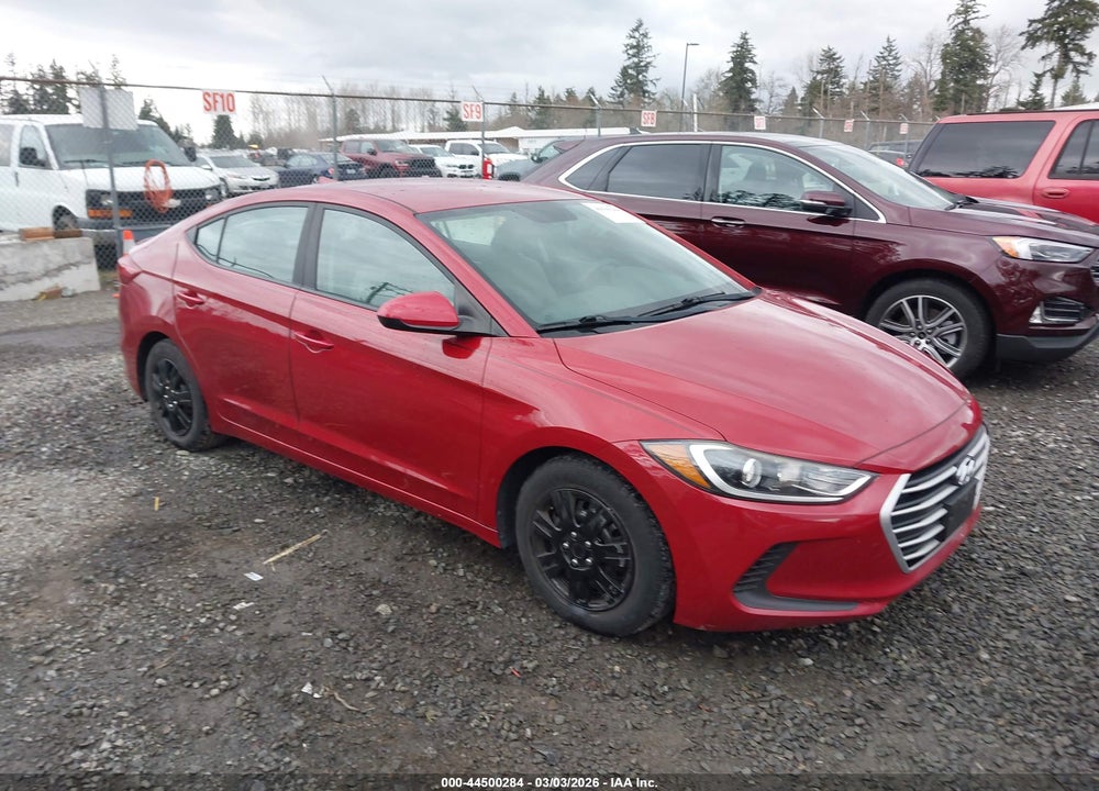 2017 HYUNDAI ELANTRA SE VIN: KMHD74LF3HU189277