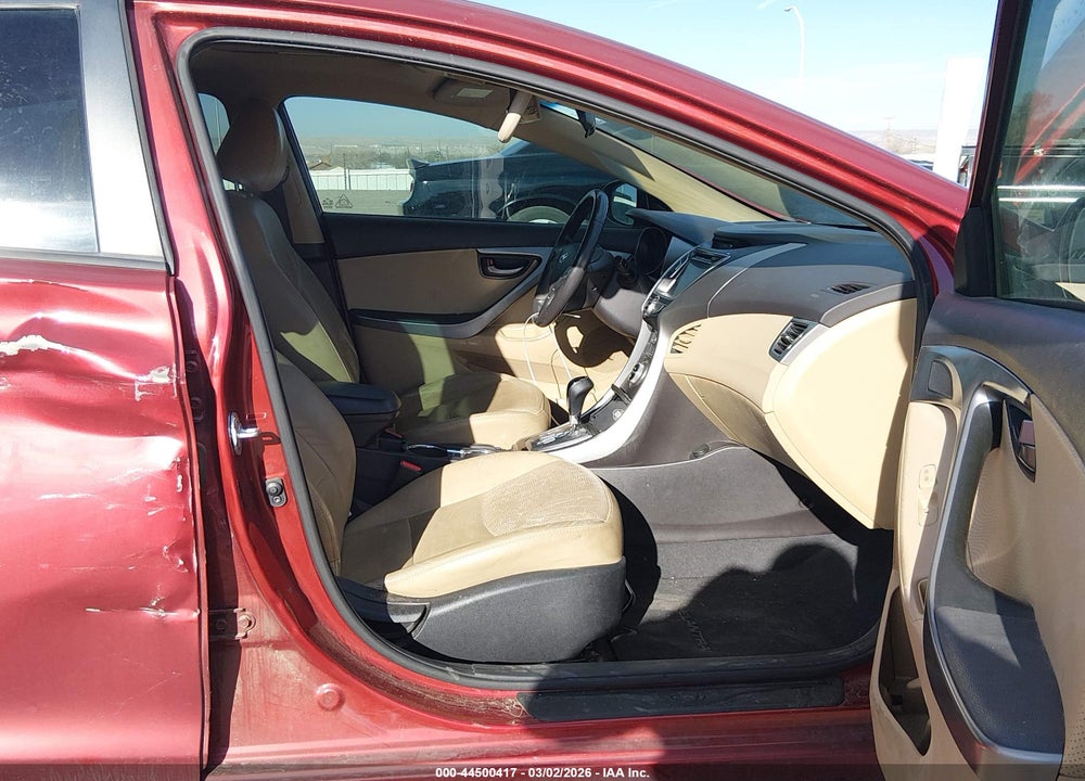 2013 HYUNDAI ELANTRA LIMITED VIN: 5NPDH4AE2DH237867