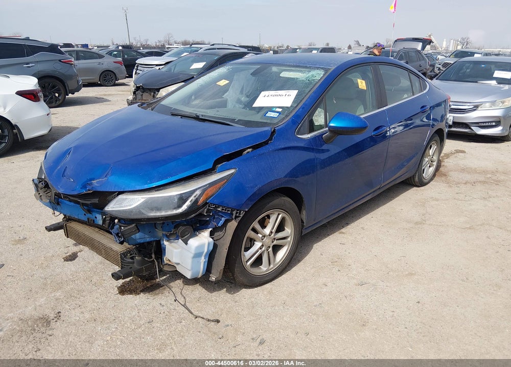 2018 CHEVROLET CRUZE LT AUTO VIN: 1G1BE5SM2J7241938