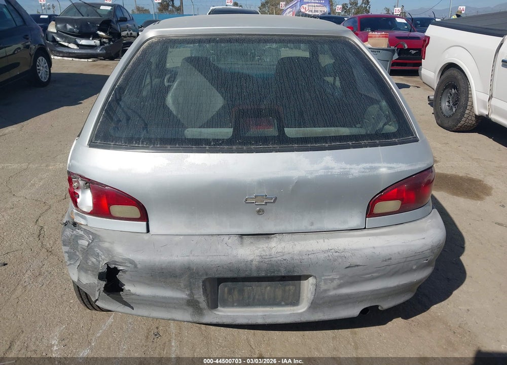 2000 CHEVROLET METRO VIN: 2C1MR2266Y6708841