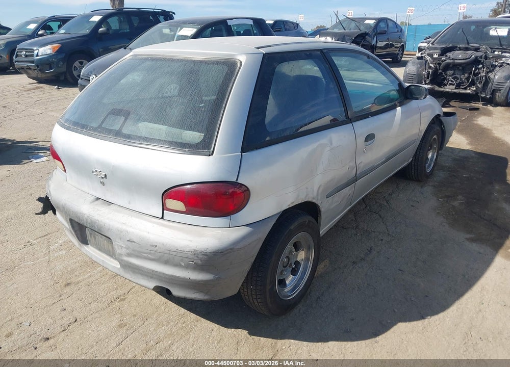 2000 CHEVROLET METRO VIN: 2C1MR2266Y6708841