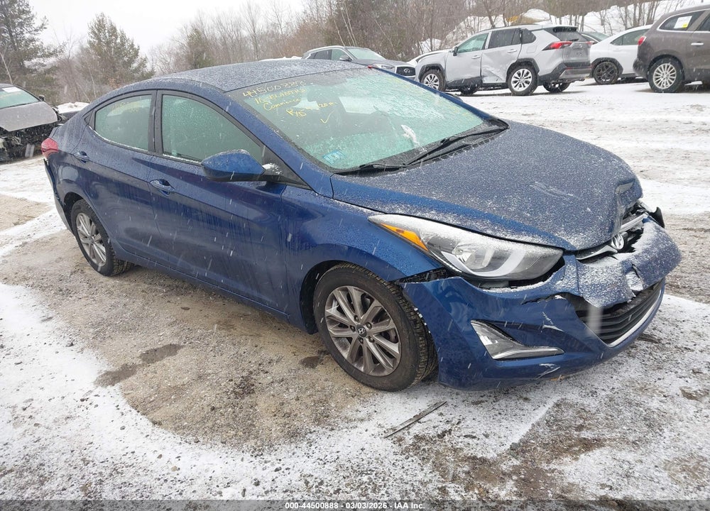 2016 HYUNDAI ELANTRA SE VIN: 5NPDH4AEXGH680417