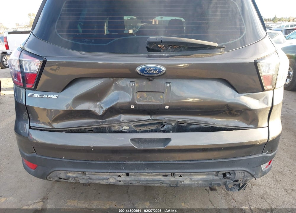 2018 FORD ESCAPE S VIN: 1FMCU0F75JUA63896