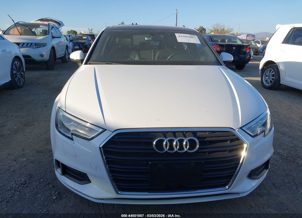 2017 AUDI A3 2.0T PREMIUM VIN: WAUAUGFF4H1025189