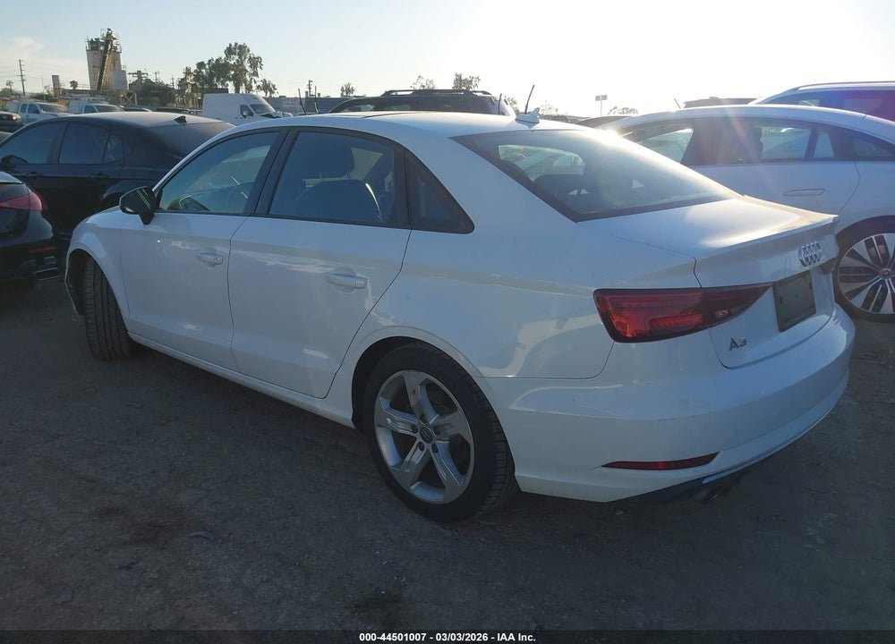 2017 AUDI A3 2.0T PREMIUM VIN: WAUAUGFF4H1025189