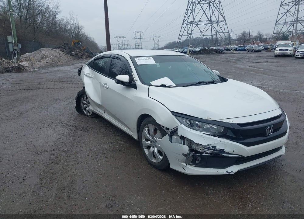 2019 HONDA CIVIC LX VIN: 2HGFC2F65KH564767