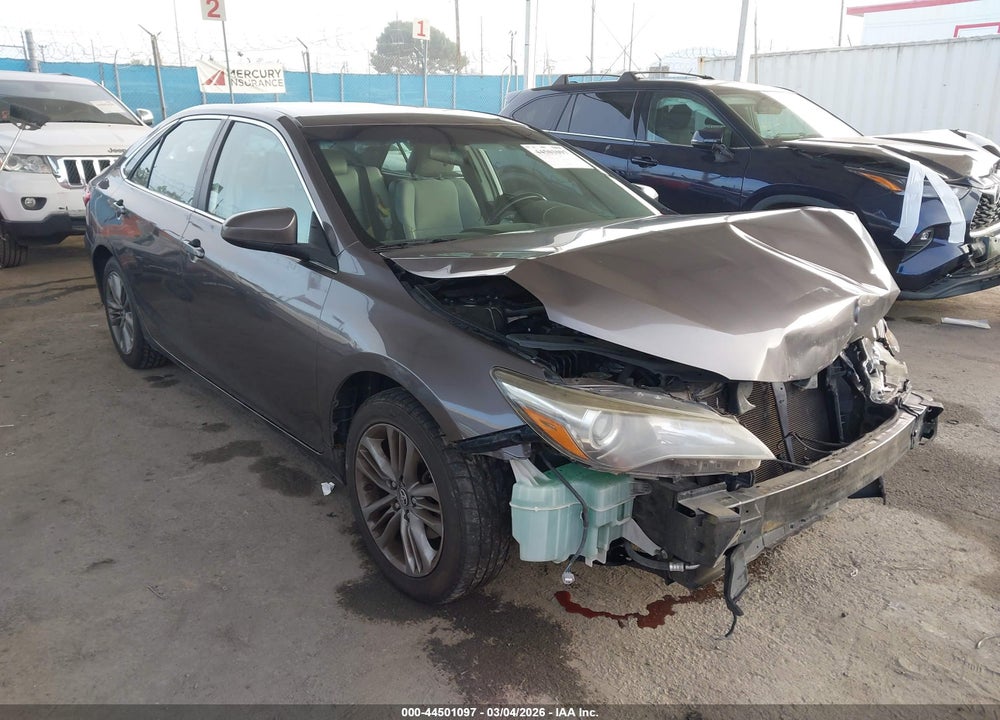 2016 TOYOTA CAMRY SE VIN: 4T1BF1FK4GU198666