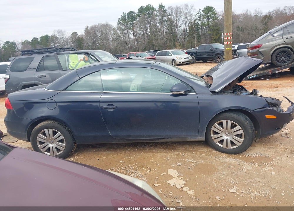 2008 VOLKSWAGEN EOS KOMFORT/TURBO VIN: WVWBA71F78V055917