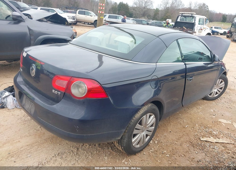 2008 VOLKSWAGEN EOS KOMFORT/TURBO VIN: WVWBA71F78V055917