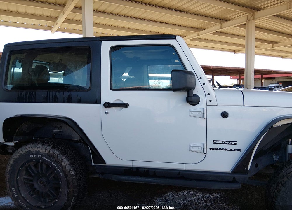 2012 JEEP WRANGLER SPORT VIN: 1C4AJWAG2CL283049