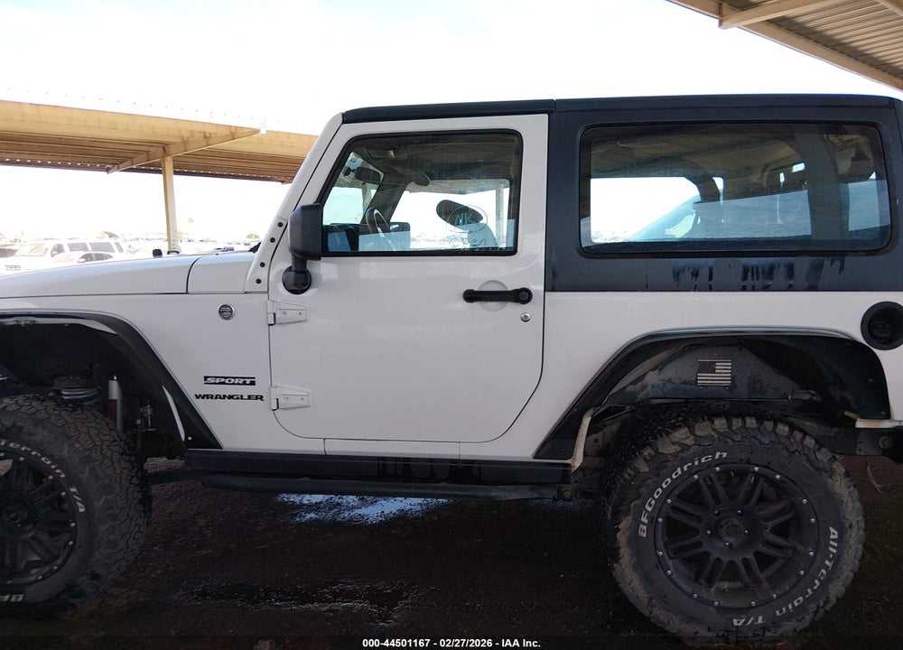 2012 JEEP WRANGLER SPORT VIN: 1C4AJWAG2CL283049