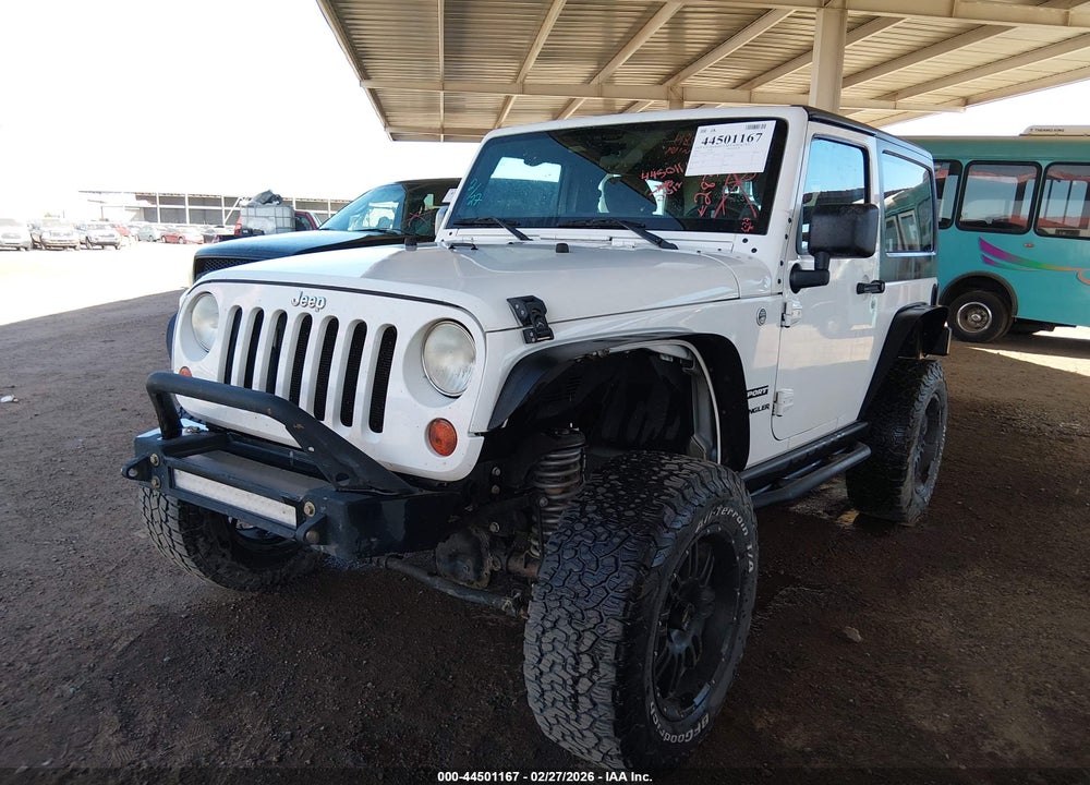 2012 JEEP WRANGLER SPORT VIN: 1C4AJWAG2CL283049