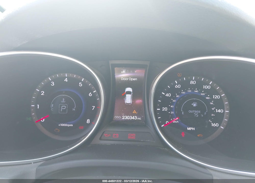 2013 HYUNDAI SANTA FE SPORT 2.0T VIN: 5XYZU3LA2DG024687