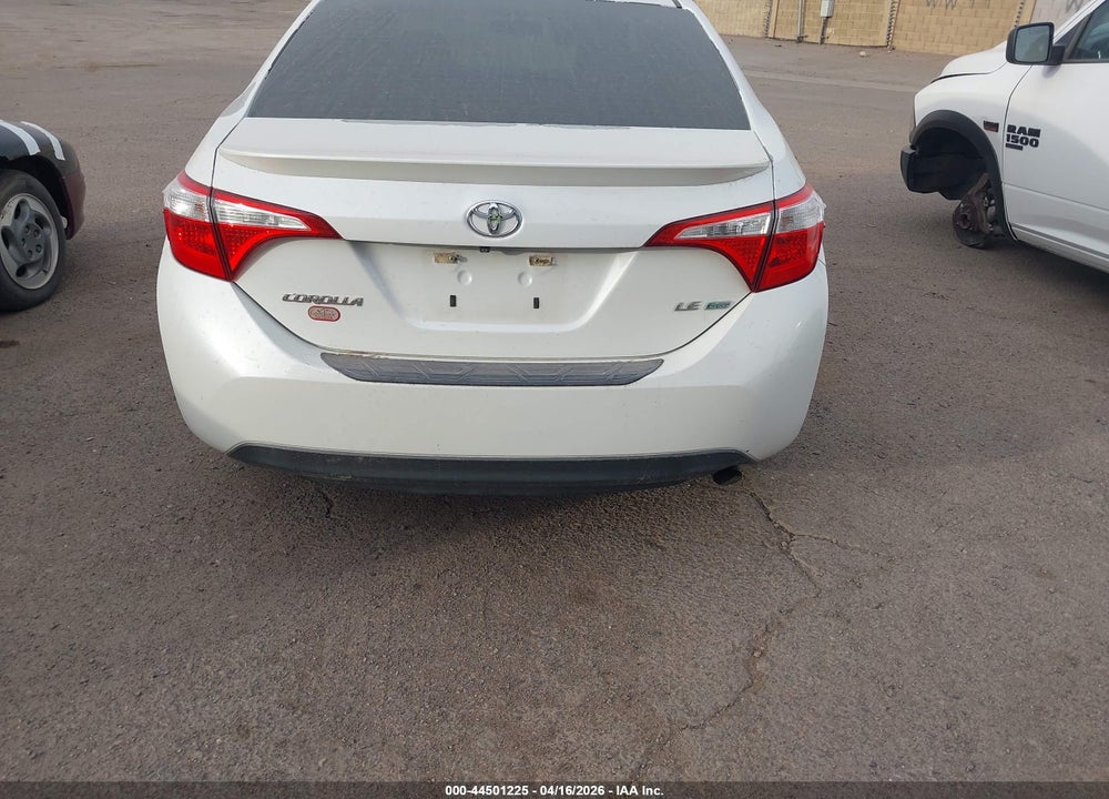 2015 TOYOTA COROLLA LE ECO PLUS VIN: 5YFBPRHE0FP318031