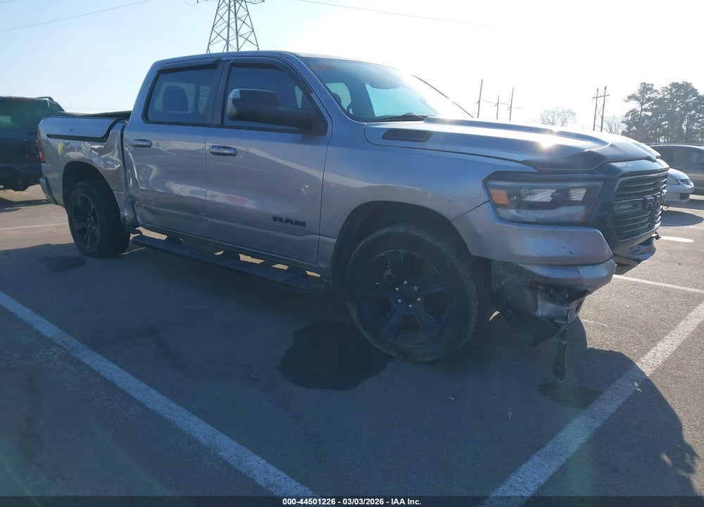 2020 RAM 1500 BIG HORN  4X2 5'7 BOX VIN: 1C6RREFT8LN337509