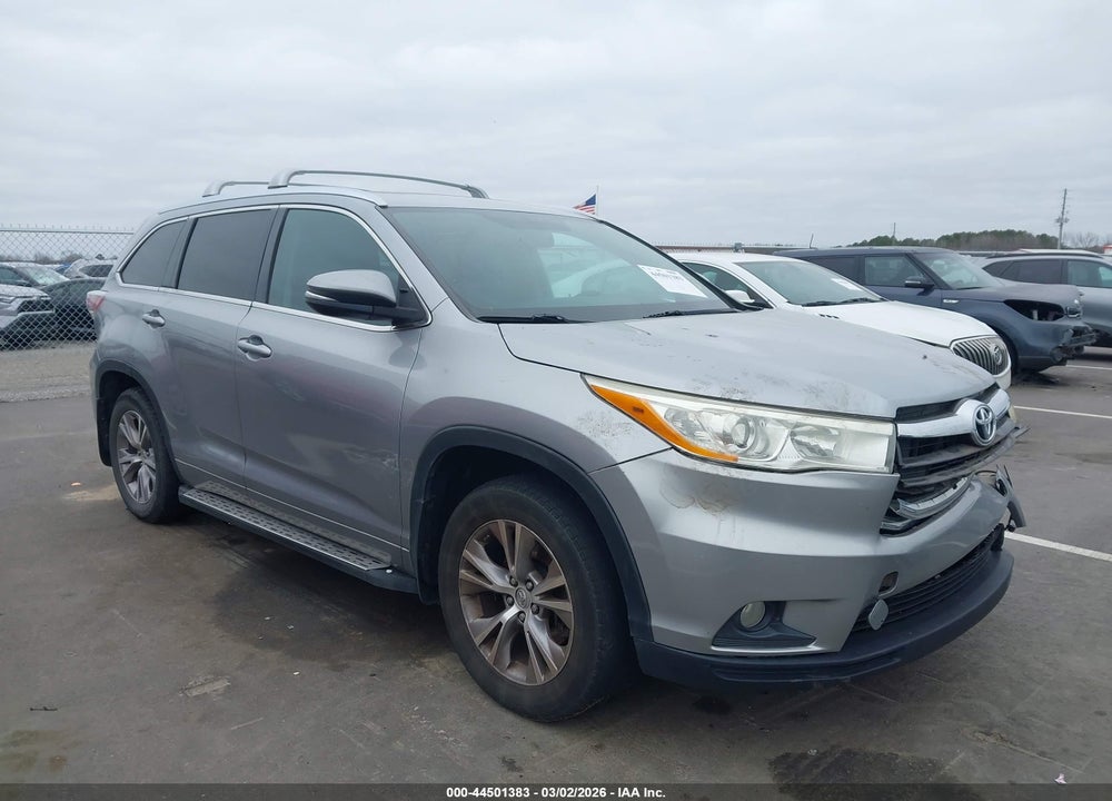 2014 TOYOTA HIGHLANDER XLE V6 VIN: 5TDJKRFHXES057987