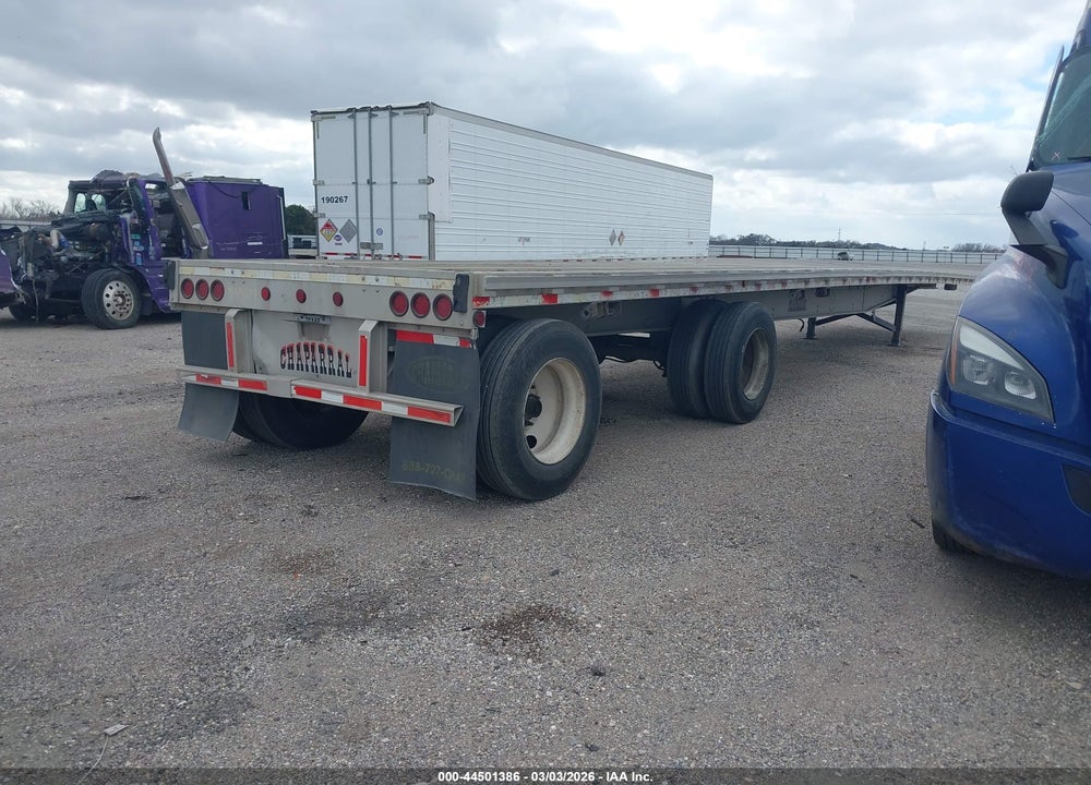 2007 CHAPARRAL MANUFACTURING FLATBED SEMI TRAILER VIN: 1C92F482X7M949962