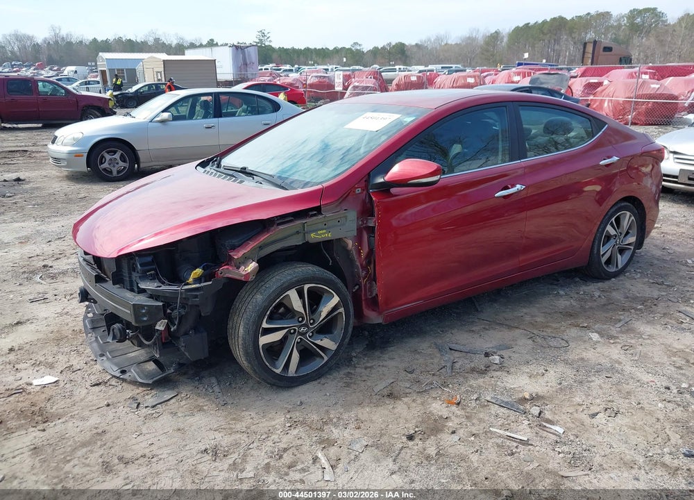 2015 HYUNDAI ELANTRA LIMITED VIN: 5NPDH4AE8FH587166