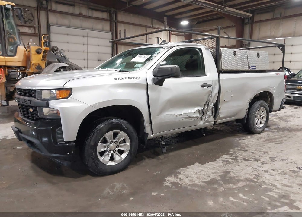 2020 CHEVROLET SILVERADO 1500 4WD  LONG BED WT VIN: 3GCNYAEH4LG344885