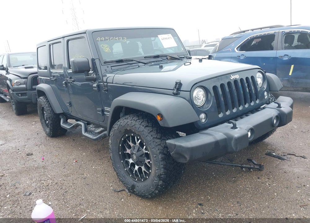 2017 JEEP WRANGLER UNLIMITED SPORT 4X4 VIN: 1C4BJWDG3HL669034