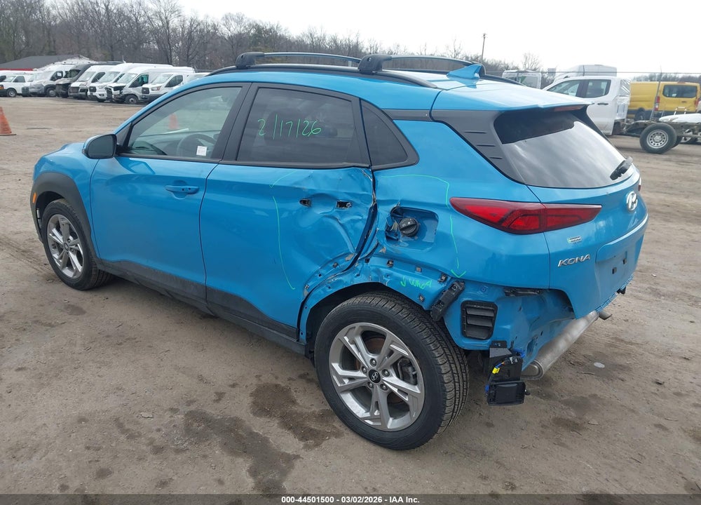 2023 HYUNDAI KONA SEL VIN: KM8K6CAB8PU999247