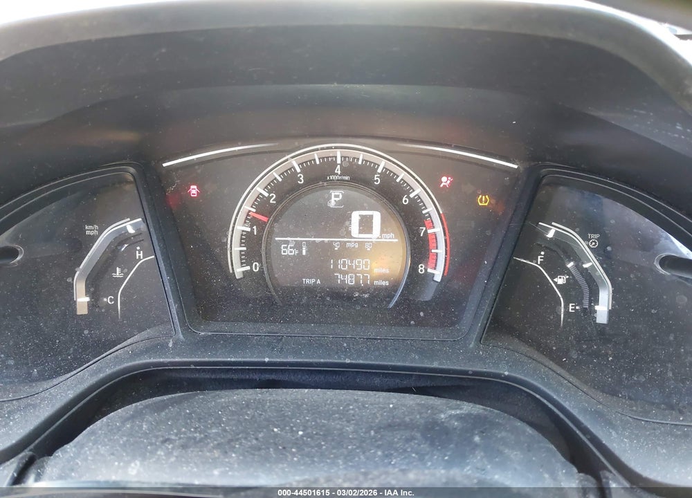 2016 HONDA CIVIC LX VIN: 2HGFC2F55GH544808