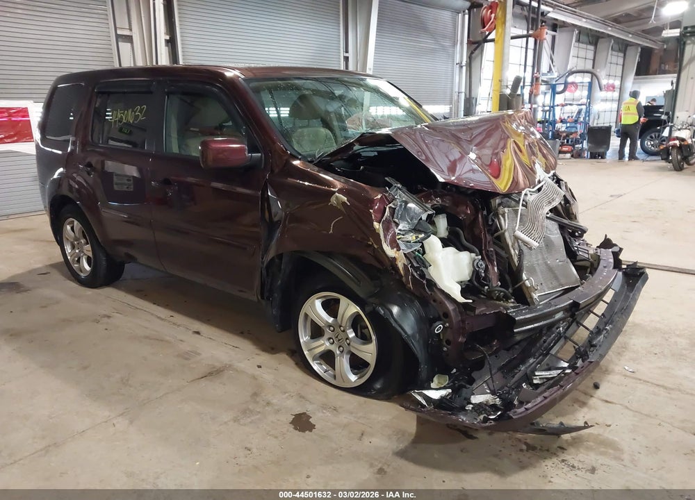 2013 HONDA PILOT EX-L VIN: 5FNYF4H50DB004680