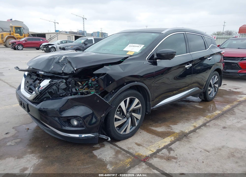 2018 NISSAN MURANO PLATINUM VIN: 5N1AZ2MG2JN180711