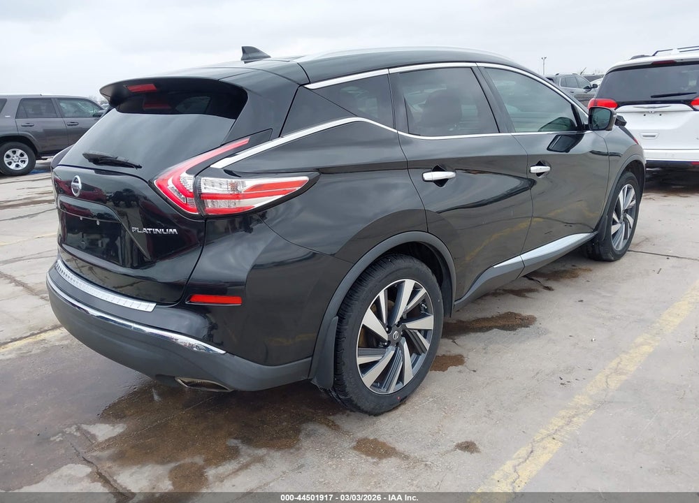 2018 NISSAN MURANO PLATINUM VIN: 5N1AZ2MG2JN180711