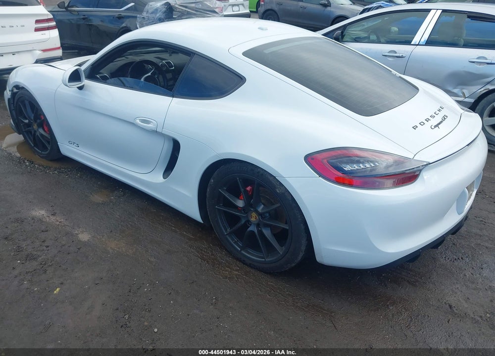 2015 PORSCHE CAYMAN GTS VIN: WP0AB2A86FK183500