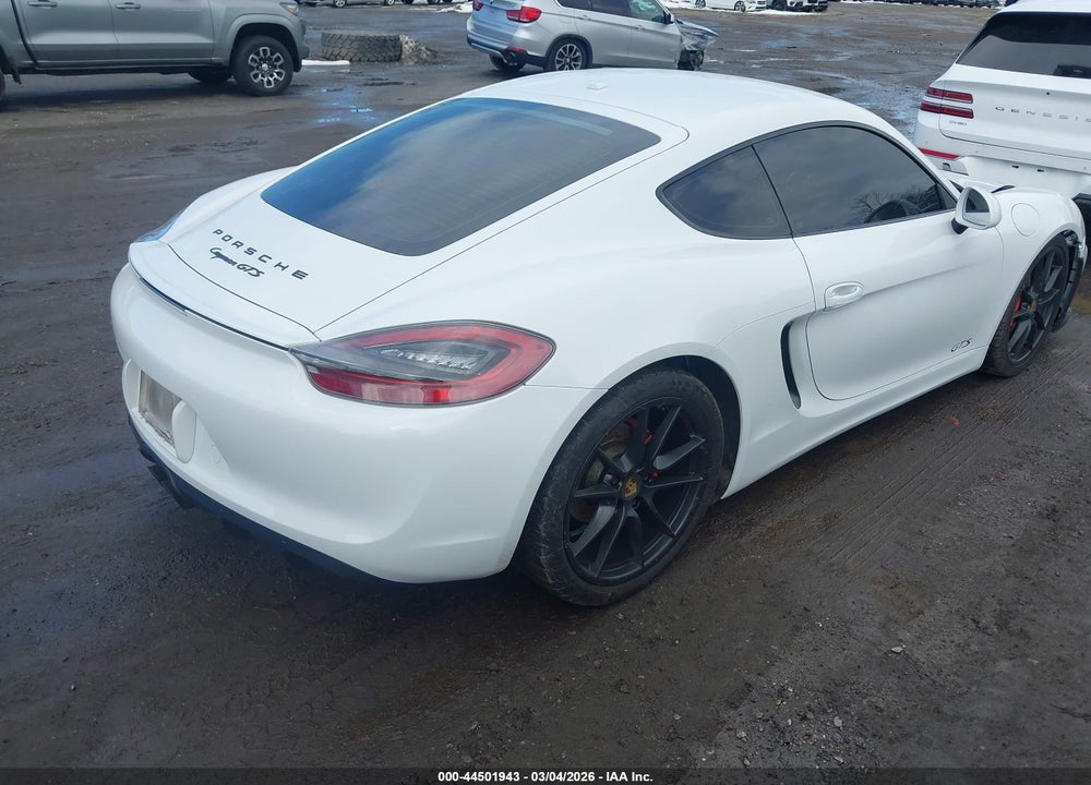 2015 PORSCHE CAYMAN GTS VIN: WP0AB2A86FK183500