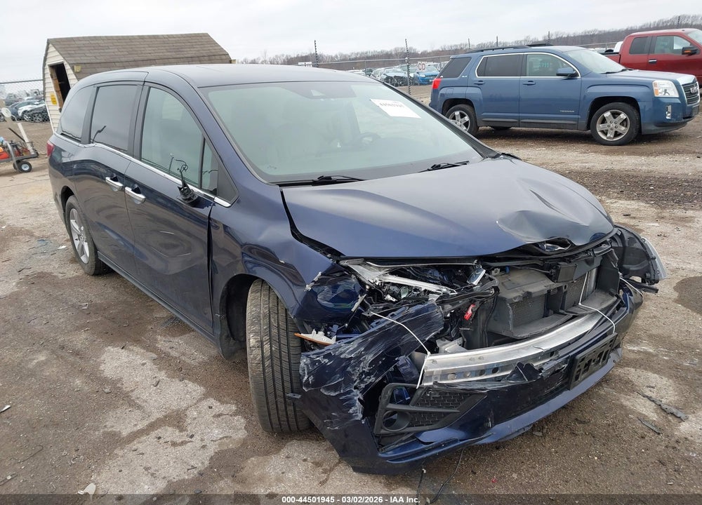 2019 HONDA ODYSSEY EX-L VIN: 5FNRL6H75KB118343