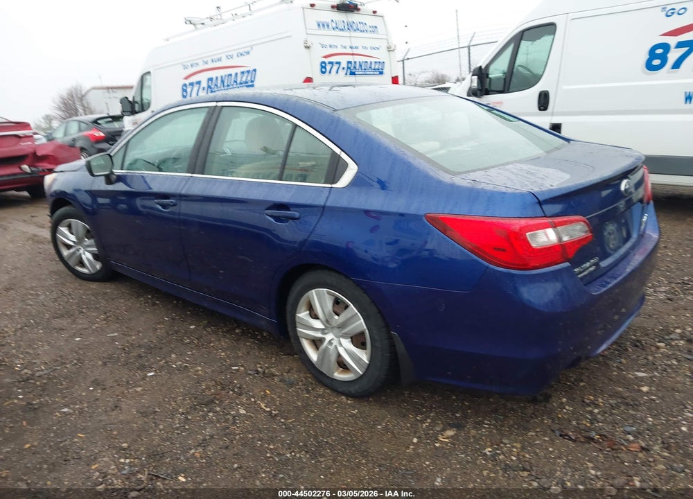 2016 SUBARU LEGACY 2.5I VIN: 4S3BNAA68G3064251