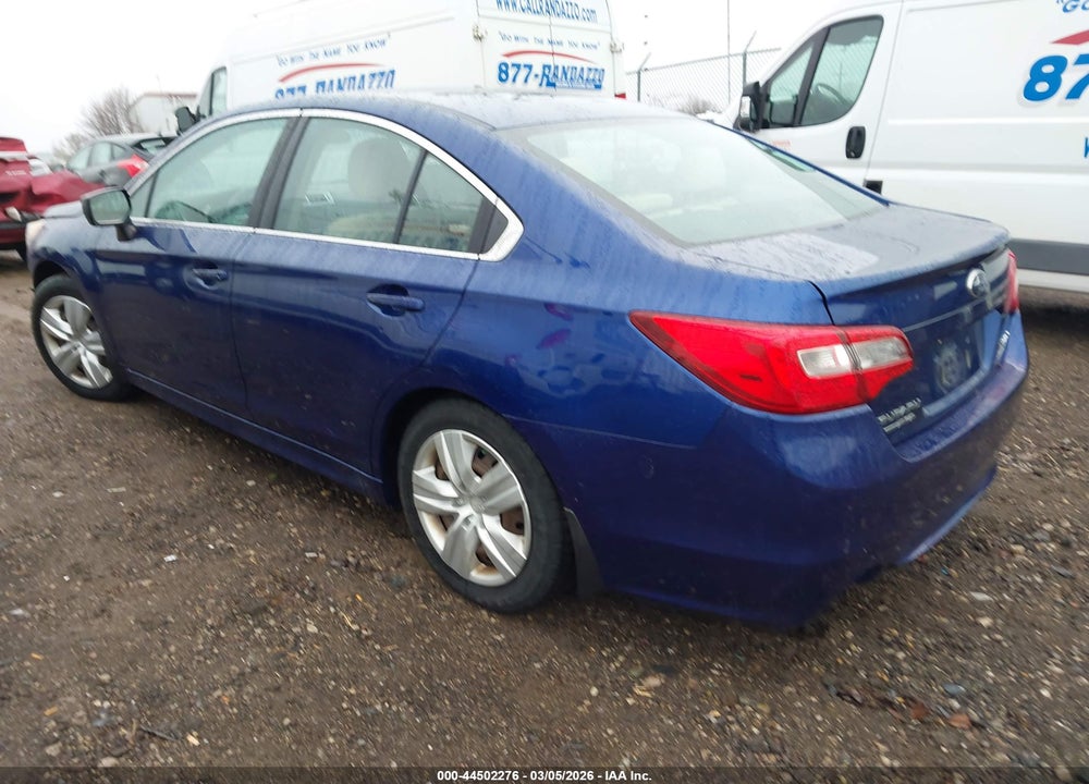 2016 SUBARU LEGACY 2.5I VIN: 4S3BNAA68G3064251