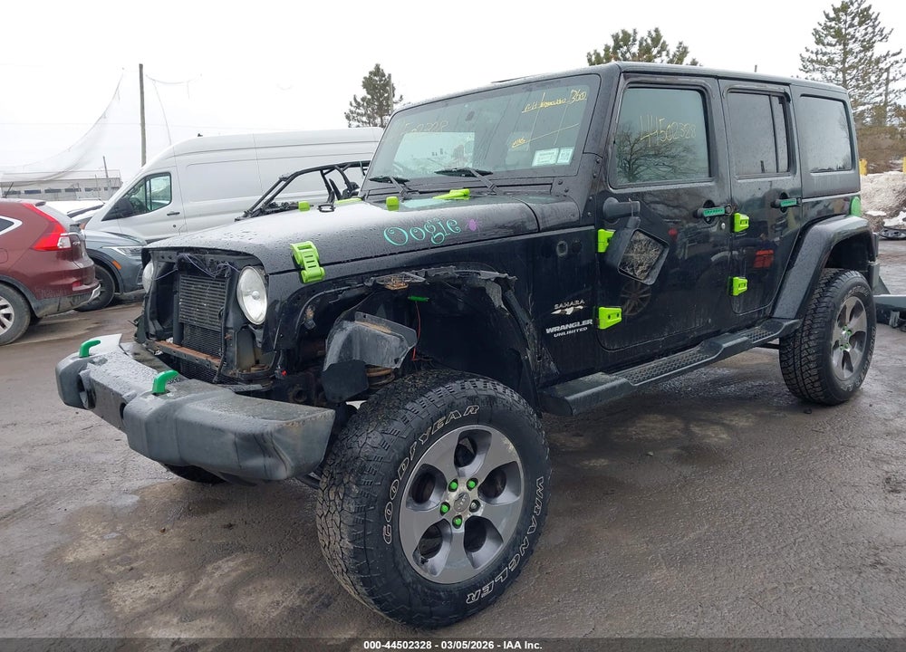 2016 JEEP WRANGLER UNLIMITED SAHARA VIN: 1C4HJWEG7GL179395